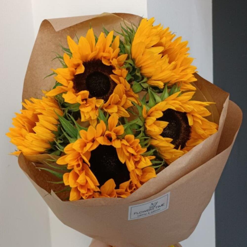 Жёлтый букет для самой солнечной девушки